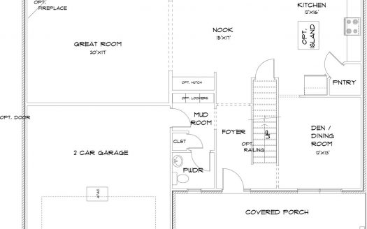 Durango II 1st Floor Plan