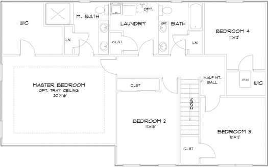 Durango II 2nd Floor Plan