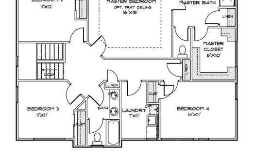 Kensington 2nd Floor Plan