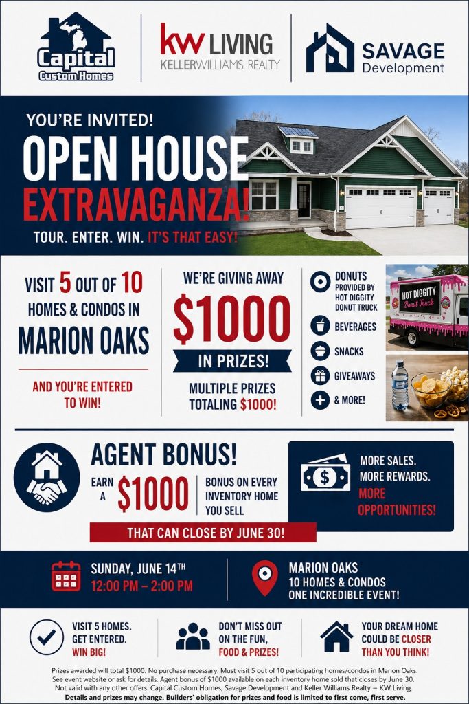 open house extravaganza flyer